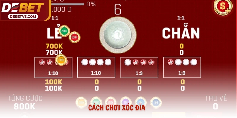 Cách chơi xóc đĩa