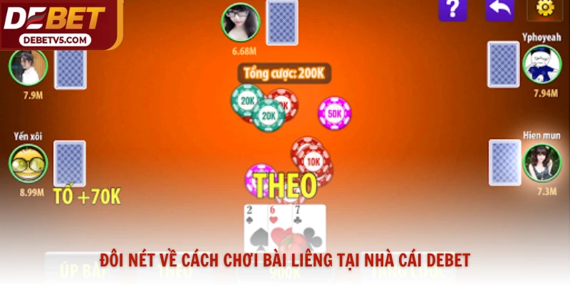 Đôi nét về cách chơi bài liêng tại nhà cái Debet